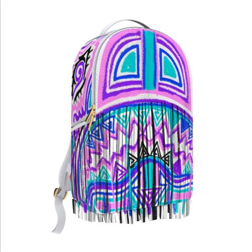 SPRAYGROUND B8830 AI FRINGE BACKPACK