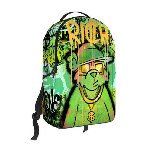 SPRAYGROUND B8889 MONEY BEAR GRAFF MURAL BACKPACK