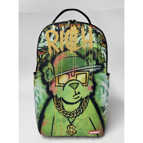 SPRAYGROUND B8889 MONEY BEAR GRAFF MURAL BACKPACK
