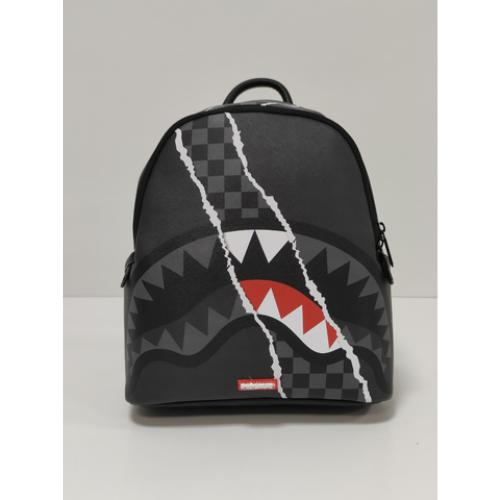 SPRAYGROUND B9347 CENTER RIP REVEALING GRAY CHECK SAVAGE