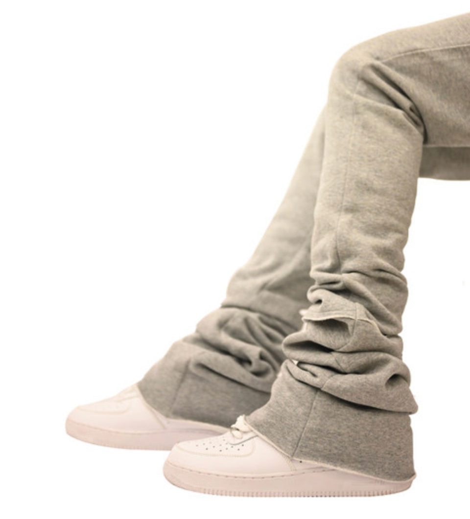 Super Stacked Doctrine Sweatpants - Flared Joggers-DBOO24