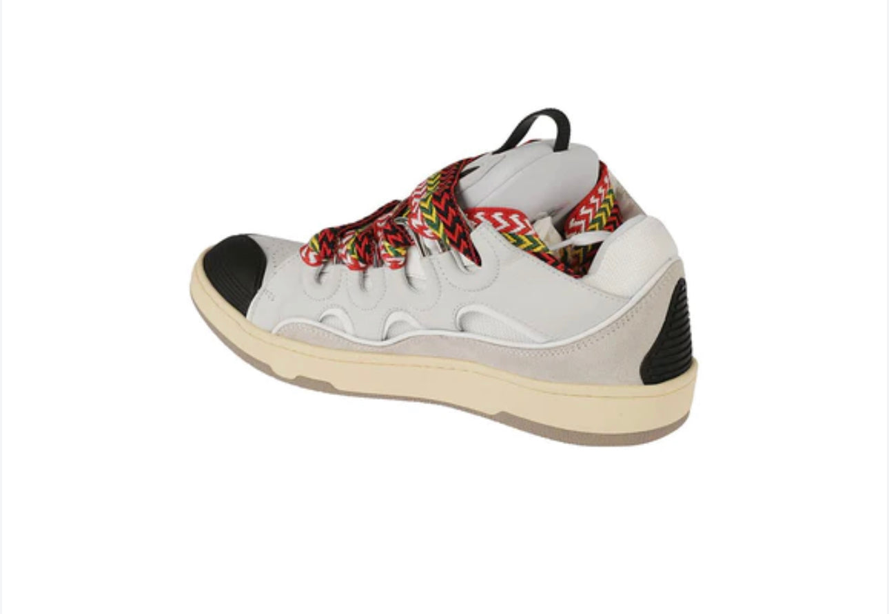 LANVIN LANVIN - CURB SUEDE TRIM SNEAKERS (SKRK11 DRA2 A20 00)