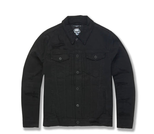 TRIBECA TWILL TRUCKER JACKET (BLACK) JJ955R