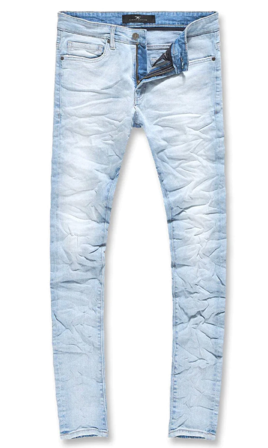 Ross - Ace Crinkled Denim (Iced White) JR1096