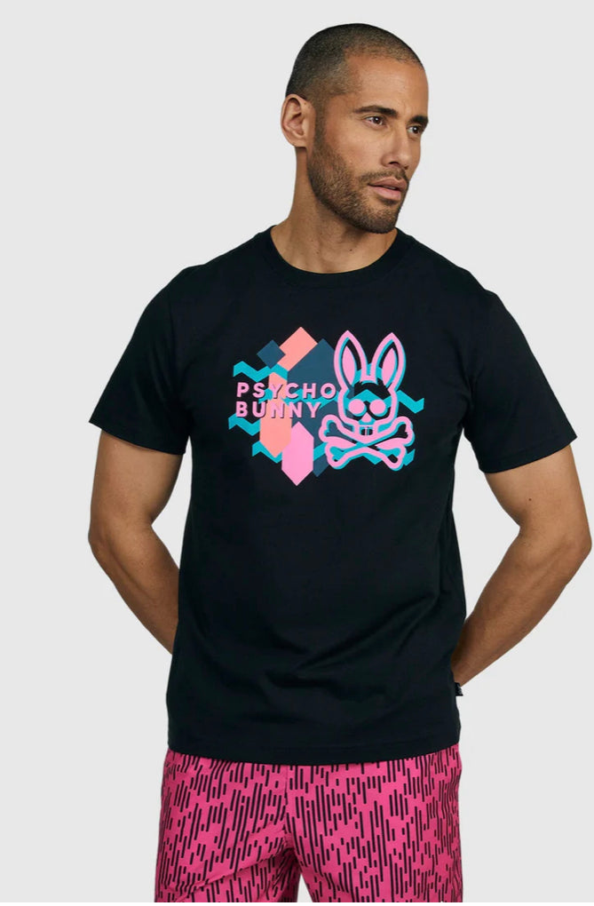 PSYCHO BUNNY - MENS EVERETT TEE B6U328S1PC
