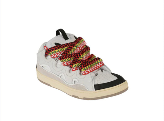 LANVIN LANVIN - CURB SUEDE TRIM SNEAKERS (SKRK11 DRA2 A20 00)