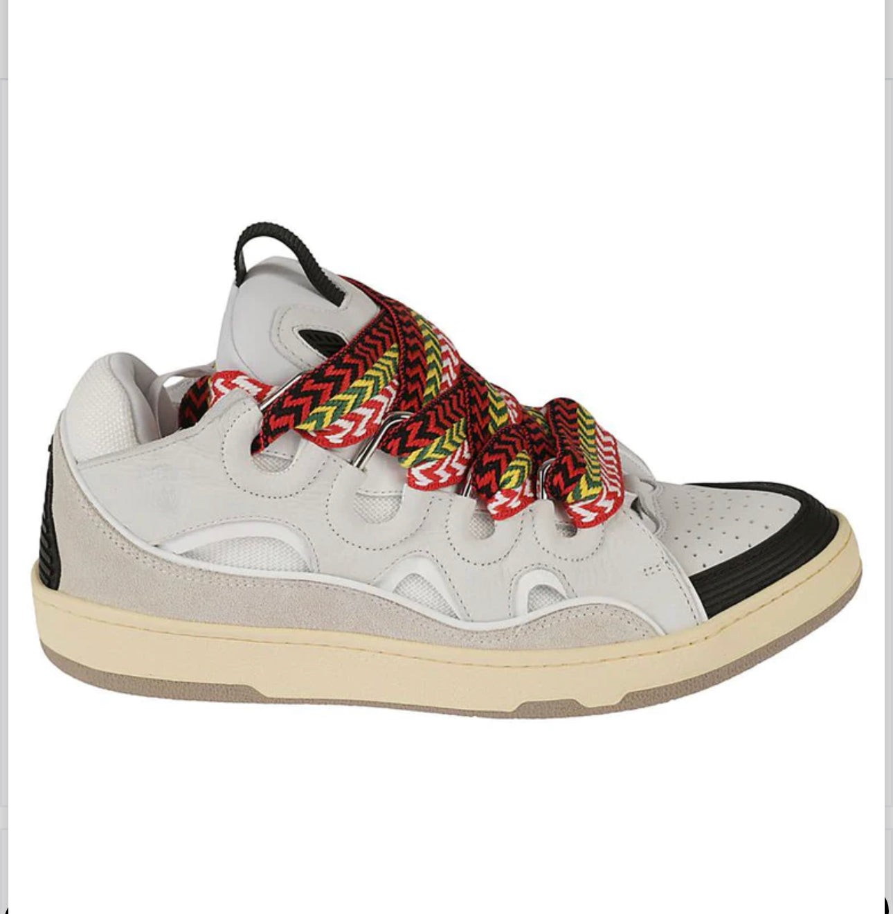 LANVIN LANVIN - CURB SUEDE TRIM SNEAKERS (SKRK11 DRA2 A20 00)