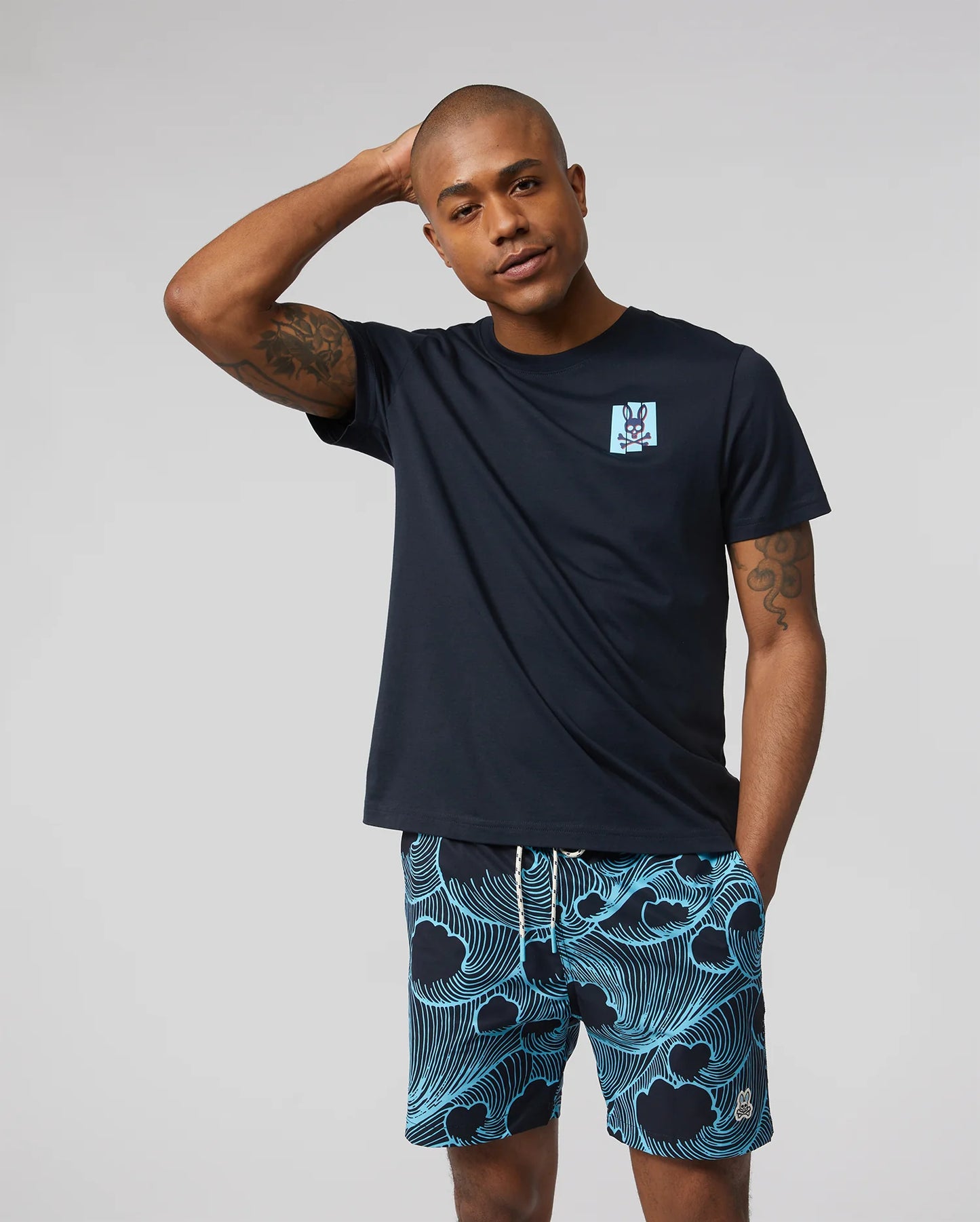 MENS Thames Two Sided Graphic Tee B6U410T1PC