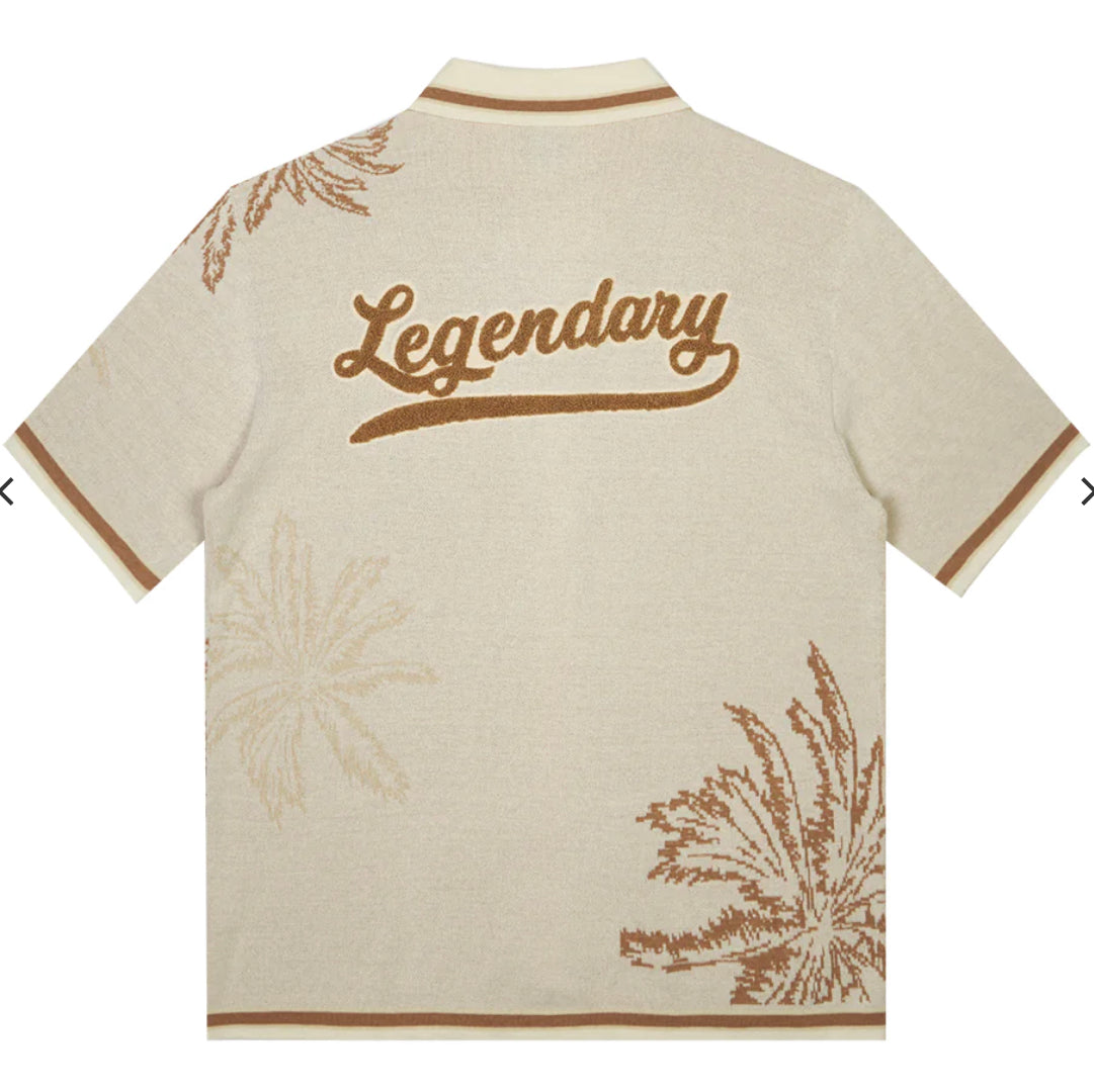 Varsity Knit Jacquard Resort Shirt KT23271