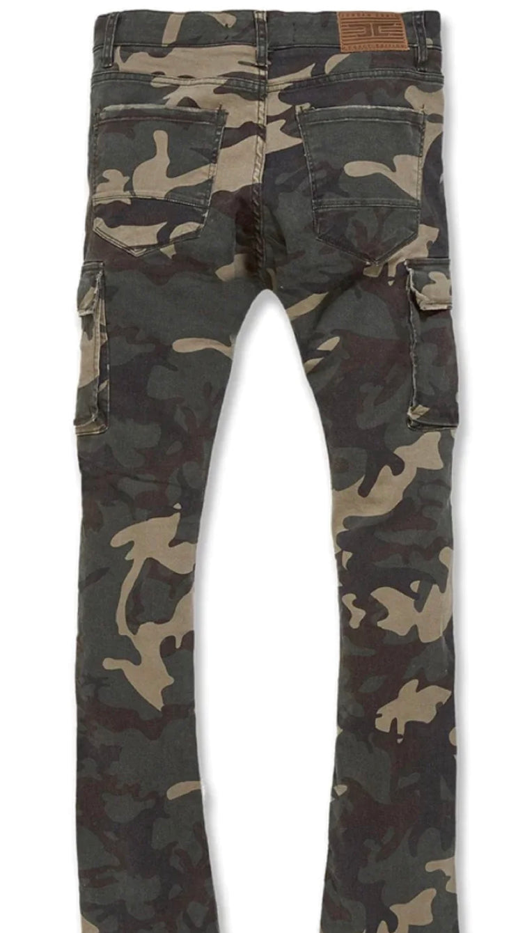 JORDAN CRAIG JEANS - MARTIN STACKED CARGO - WOODLAND - JTF207