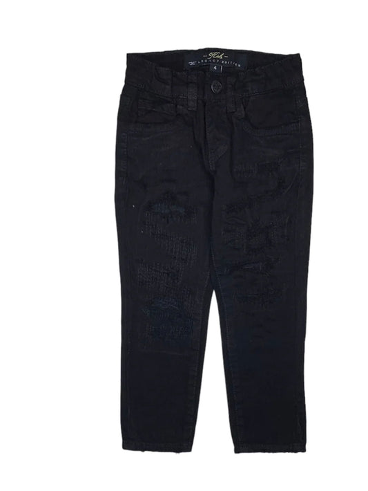 KIDS JORDAN CRAIG BAYSIDE RIP & REPAIR DENIM (JET BLACK) JS355RK