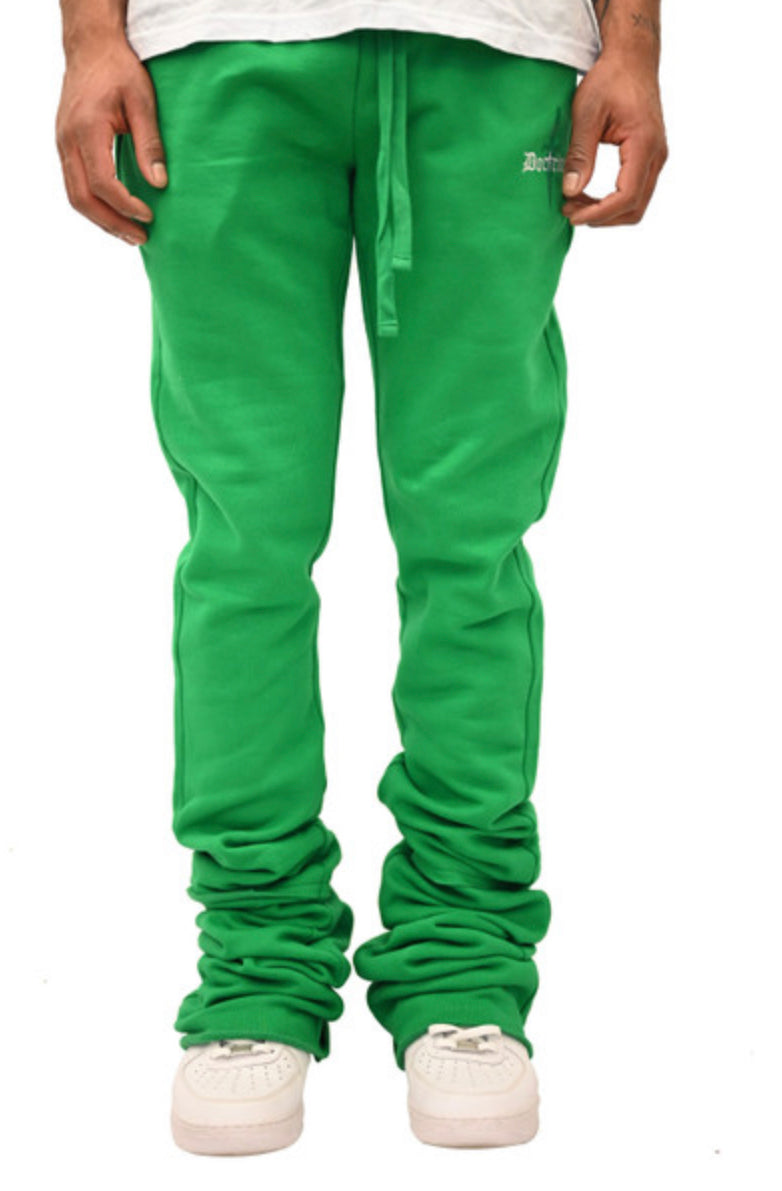 Super Stacked Doctrine Sweatpants - Flared Joggers-DBOO24
