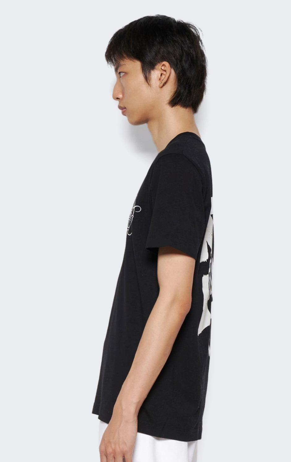 Hand Arrow Slim Short Sleeve T-Shirt Black (OMAA027S23J ER0071001)