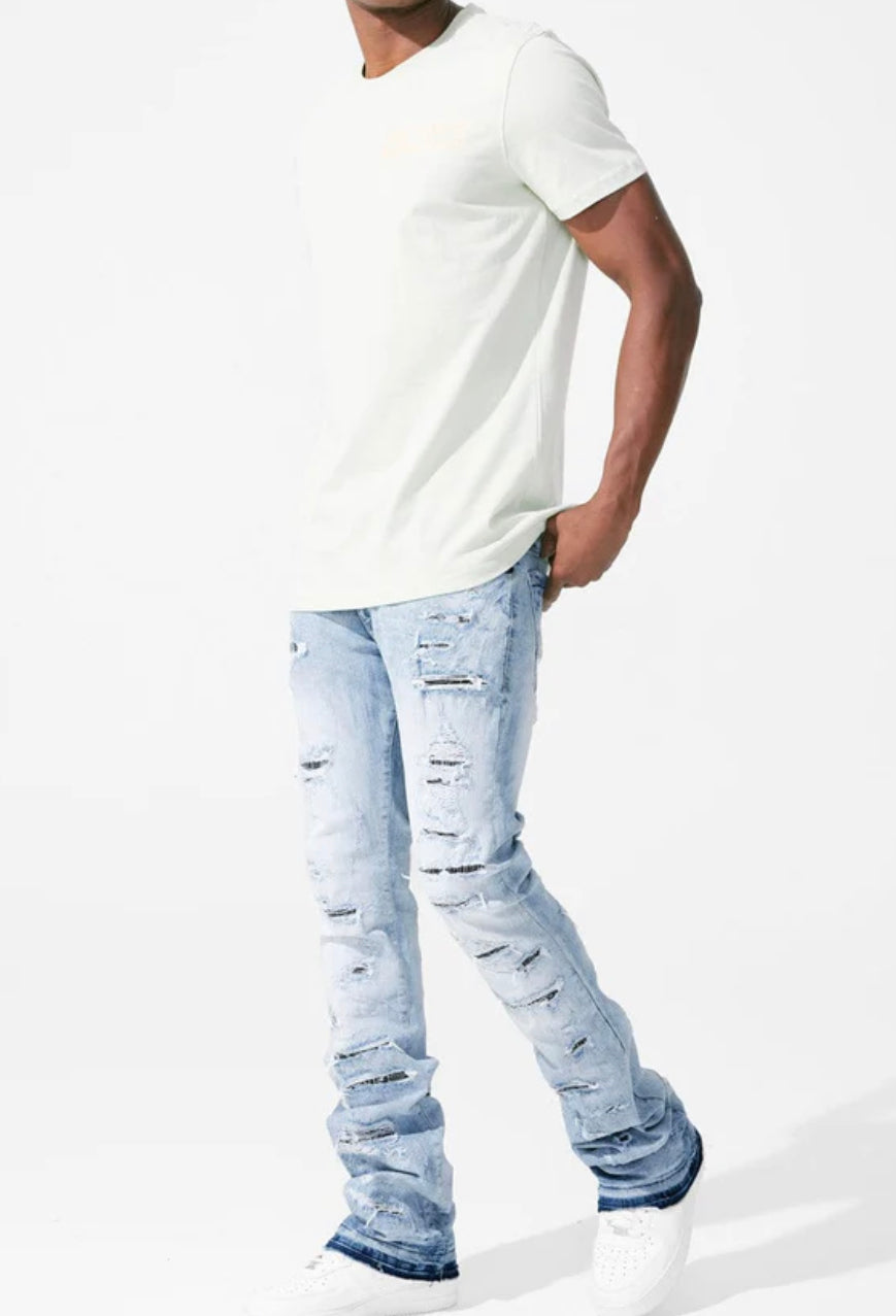 MARTIN STACKED - WOLVERINE DENIM (ARCTIC GREY)