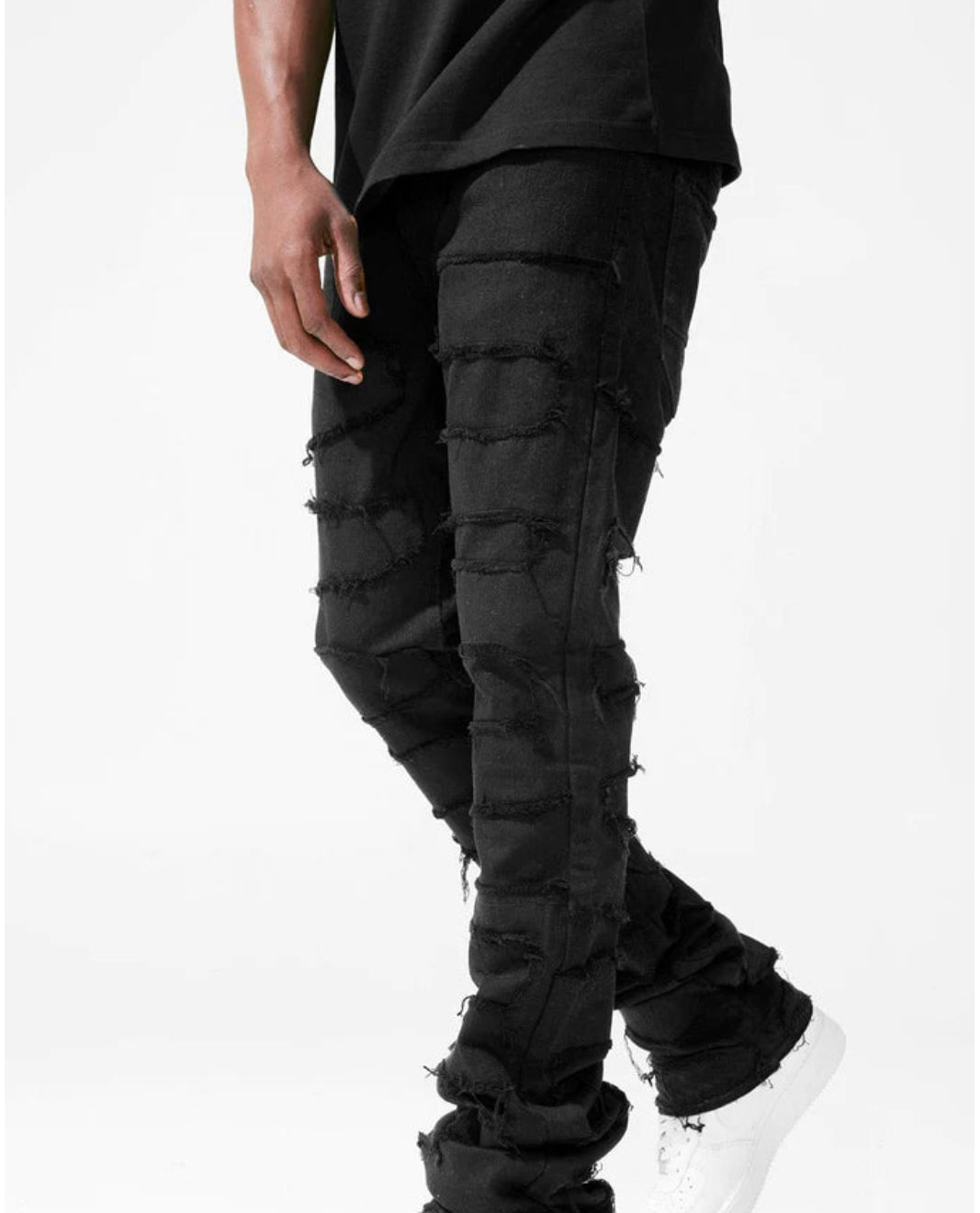 MARTIN STACKED - PYTHON DENIM-JTF1130